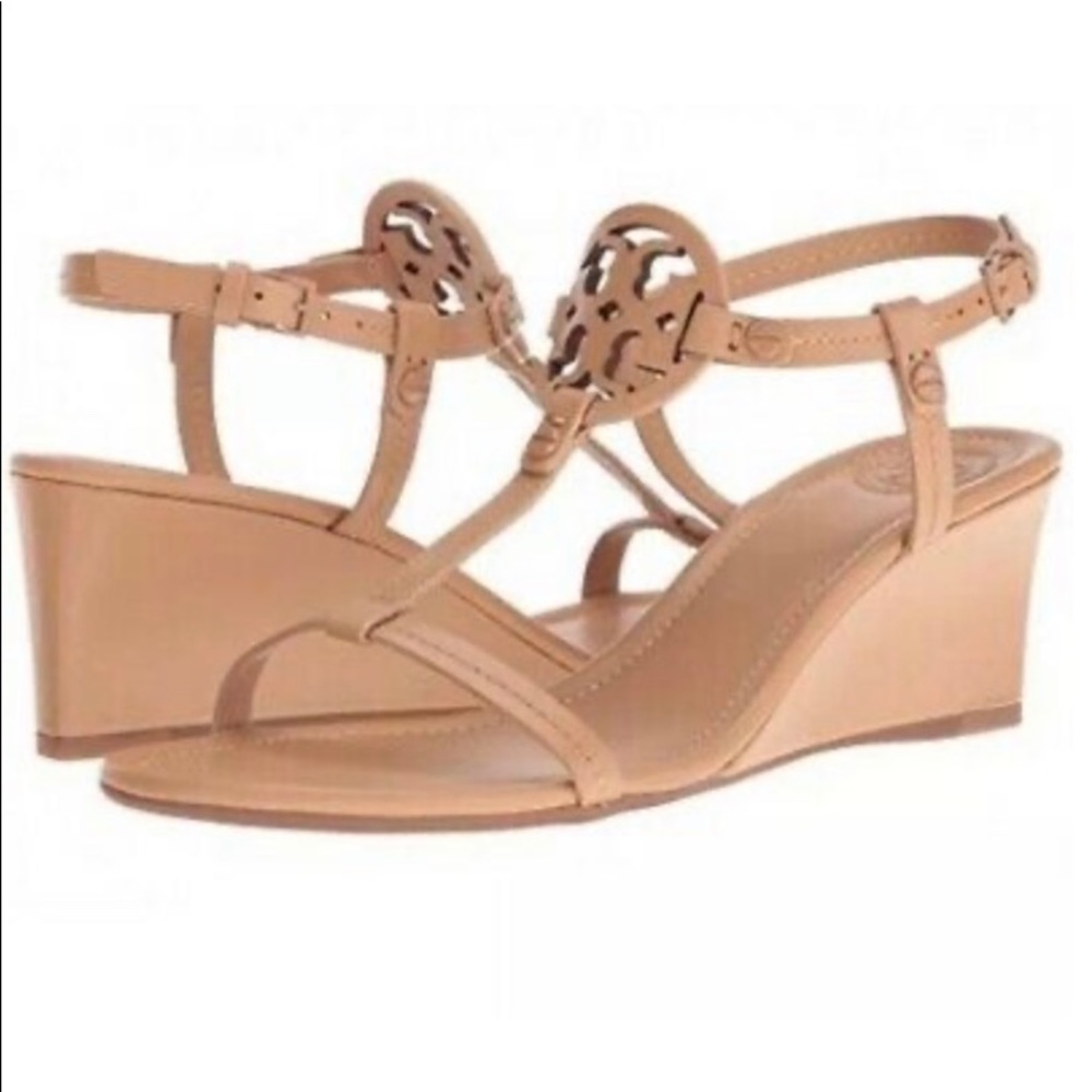 Tory Burch Miller 60mm Wedge Sandals